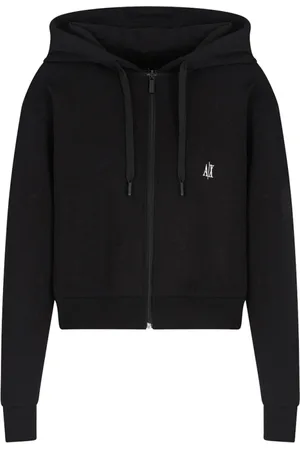 Armani Exchange Damen, Sweatshirts & Hoodies, Schwarzk, XSGröße: