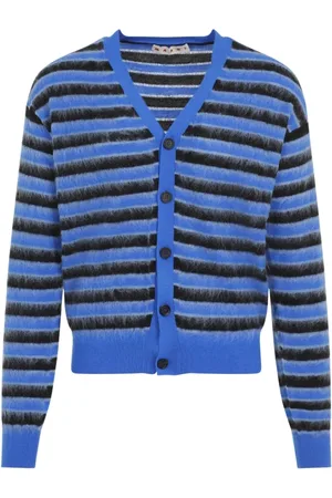 Marni Herren, Strickwaren, Blau, MGröße: