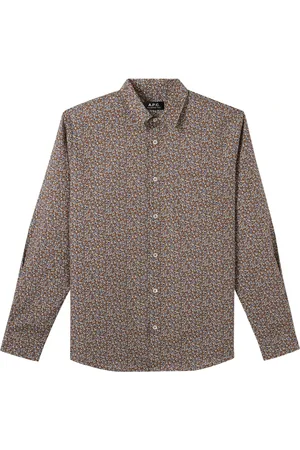A.P.C. Herren, Shirts, Braun, SGröße:
