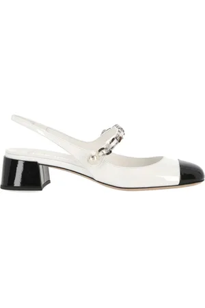 Miu Miu Damen, Schuhe, Weiß, 41 EUGröße: