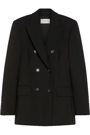 Sportmax Damen, Jacken, Schwarzk, SGröße: