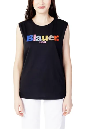 Blauer Damen, Oberteile, Schwarzk, XSGröße: