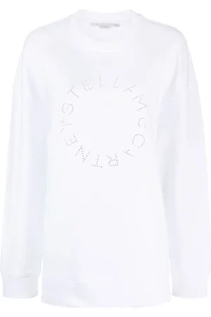 Stella McCartney Damen, Sweatshirts & Hoodies, Weiß, SGröße: