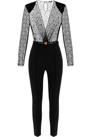 Elisabetta Franchi Damen, Jumpsuits & Playsuits, Schwarzk, SGröße: