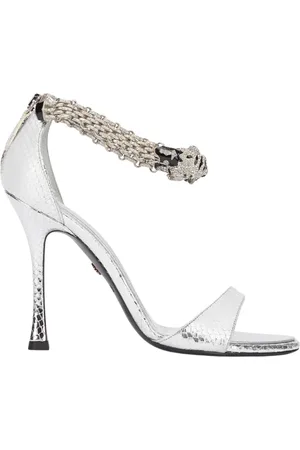 Roberto Cavalli Damen, Schuhe, Grau, 39 EUGröße:
