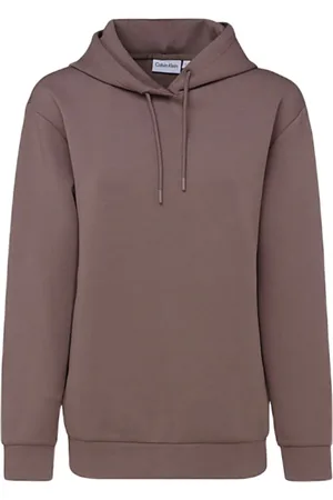 Calvin Klein Damen, Sweatshirts & Hoodies, Braun, SGröße: