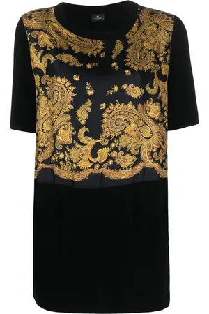 Etro Damen, Oberteile, Schwarzk, SGröße: