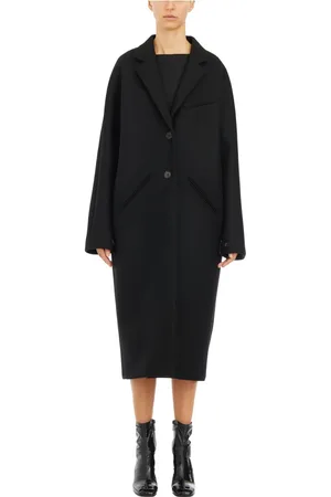 Courrèges Damen, Mäntel, Schwarzk, SGröße: