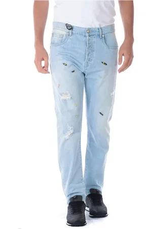 D.A. Daniele Alessandrini Herren, Jeans, Blau, W28Größe: