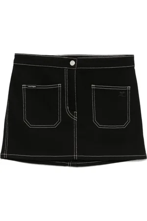 Courrèges Damen, Röcke, Schwarzk, W27Größe: