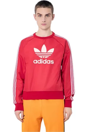adidas Herren, Sweatshirts & Hoodies, Rot, LGröße: