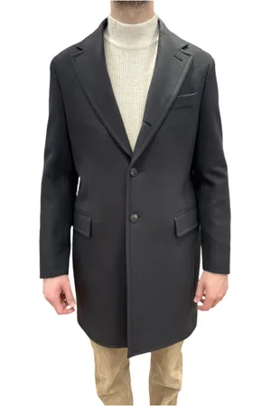Boglioli Herren, Mäntel, Schwarzk, XLGröße:
