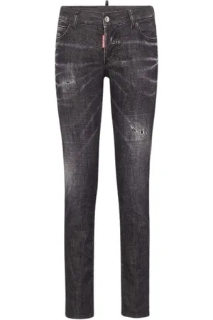 Dsquared2 Damen, Jeans, Schwarzk, 2XSGröße:
