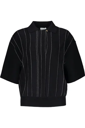 Salvatore Ferragamo Damen, Oberteile, Schwarzk, SGröße: