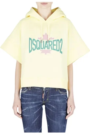 Dsquared2 Damen, Sweatshirts & Hoodies, Gelb, 2XSGröße: