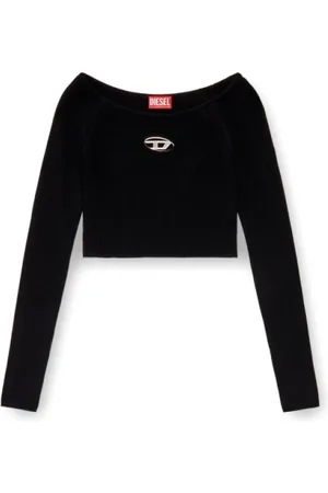 Diesel Damen, Oberteile, Schwarzk, SGröße: