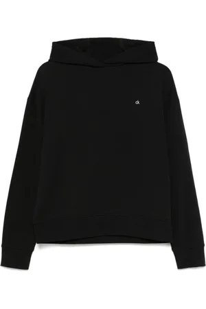 Calvin Klein Damen, Sweatshirts & Hoodies, Schwarzk, LGröße: