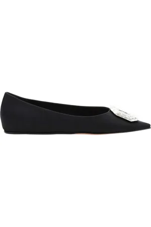 Amina Muaddi Damen, Schuhe, Schwarzk, 38 EUGröße:
