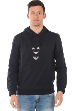 Emporio Armani Herren, Sweatshirts & Hoodies, Blau, MGröße: