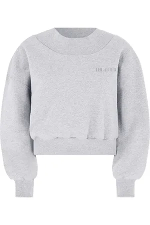 The Attico Damen, Sweatshirts & Hoodies, Grau, MGröße: