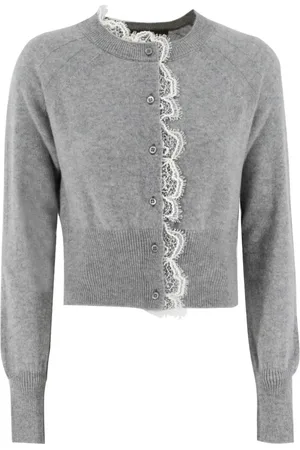 ERMANNO SCERVINO Damen, Strickwaren, Grau, LGröße: