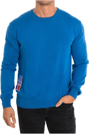 La Martina Herren, Sweatshirts & Hoodies, Blau, 2XLGröße: