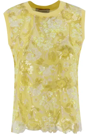 ERMANNO SCERVINO Damen, Oberteile, Gelb, MGröße: