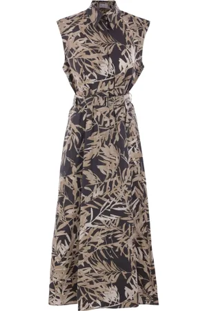 Brunello Cucinelli Damen, Kleider, Mehrfarbig, MGröße: