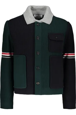 Thom Browne Herren, Strickwaren, Grün, 2XLGröße: