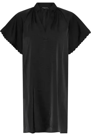 Bruuns Bazaar Damen, Kleider, Schwarzk, 2XLGröße: