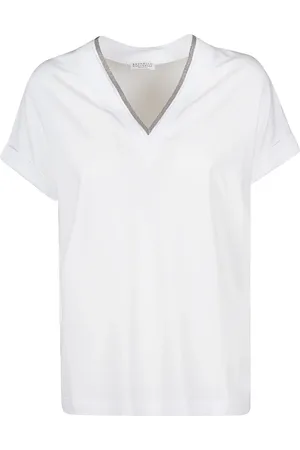 Brunello Cucinelli Damen, Oberteile, Weiß, SGröße: