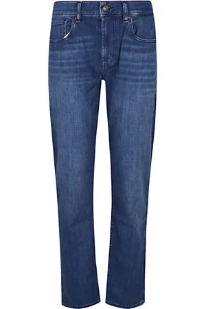 7 for all Mankind Herren, Jeans, Blau, W29Größe: