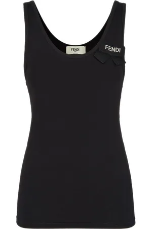 Fendi Damen, Oberteile, Schwarzk, MGröße: