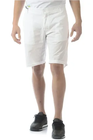 D.A. Daniele Alessandrini Herren, Shorts, Weiß, W36Größe: