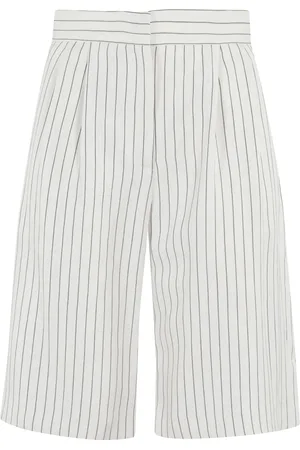 Loulou Studio Damen, Shorts, Weiß, 2XSGröße: