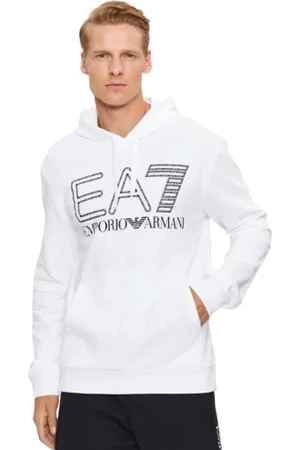EA7 Herren, Sweatshirts & Hoodies, Weiß, XSGröße: