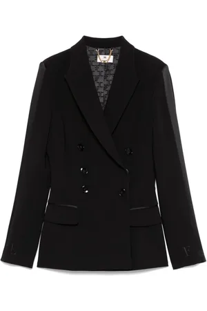 Elisabetta Franchi Damen, Jacken, Schwarzk, MGröße: