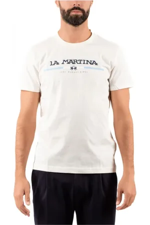 La Martina Herren, Oberteile, Weiß, MGröße: