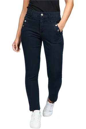 2-Biz Damen, Jeans, Blau, XLGröße: