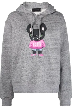 Dsquared2 Damen, Sweatshirts & Hoodies, Grau, 2XSGröße: