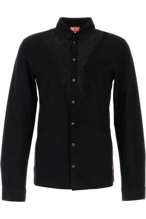 Diesel Herren, Shirts, Schwarzk, MGröße: