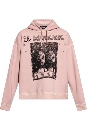 Dsquared2 Herren, Sweatshirts & Hoodies, Rosa, SGröße: