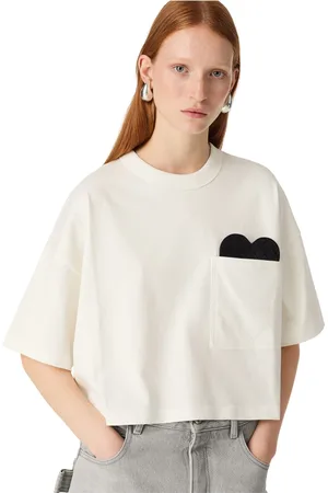 Bottega Veneta Damen, Oberteile, Weiß, MGröße: