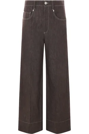 Brunello Cucinelli Damen, Jeans, Braun, 2XSGröße: