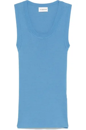 P.A.R.O.S.H. Damen, Oberteile, Blau, MGröße: