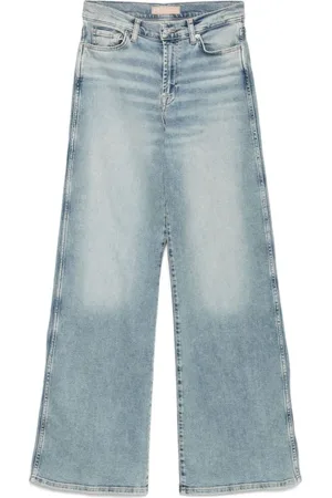 7 for all Mankind Damen, Jeans, Blau, W26Größe: