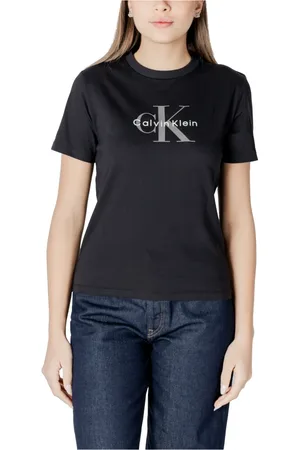 Calvin Klein Damen, Oberteile, Schwarzk, SGröße:
