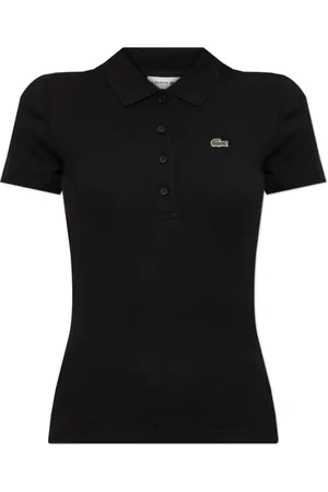 Lacoste Damen, Oberteile, Schwarzk, LGröße: