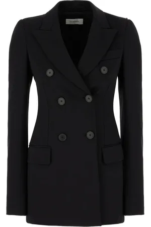 Sportmax Damen, Jacken, Schwarzk, SGröße: