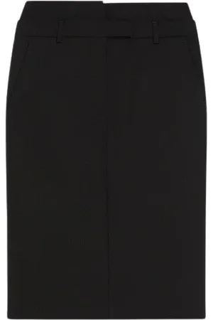 Sportmax Damen, Röcke, Schwarzk, XSGröße:
